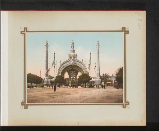 Entrance to the World's Fair of 1900 in Paris