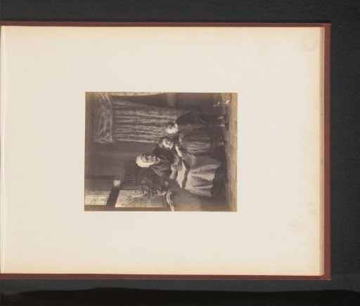 Photographic reproduction of La leçon sollicitée by De Bruycker