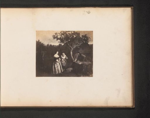 Photographic reproduction of La visite de la ferme by Joseph Lies