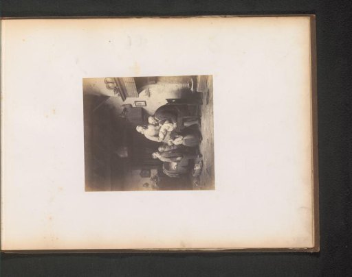 Photographic reproduction of La Bénédiction by Ferdinand de Braekeleer