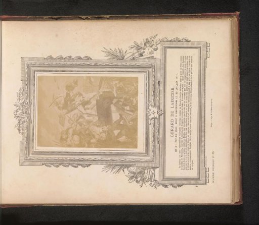 Photographic Reproduction of an Engraving of Horatius Cocles Defending Himself on a Bridge by Pieter Tanjé