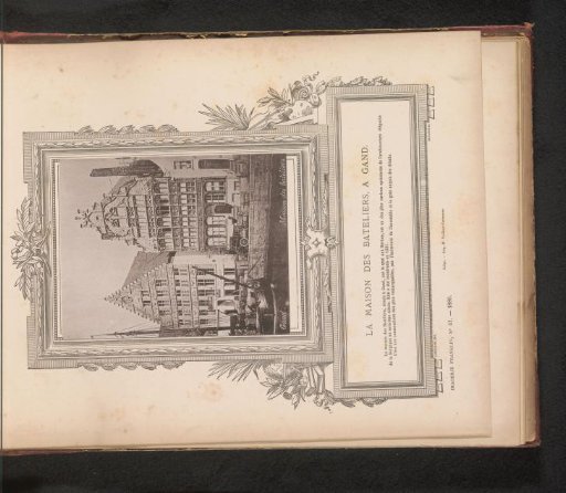 View of the Guild House of the Free Shipowners in Ghent, Belgium