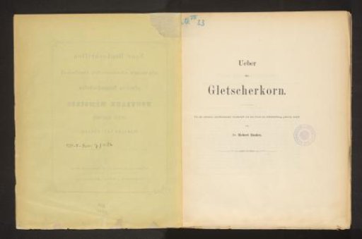 New Memoirs of the General Swiss Society for the Natural Sciences