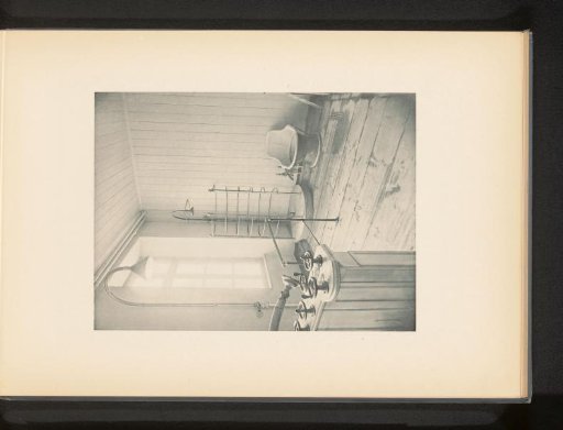 Shower room at the baths of Heustrich-les-bains near Spiez, Switzerland