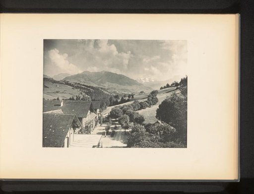 View of the surroundings of Heustrich-les-bains near Spiez, Switzerland