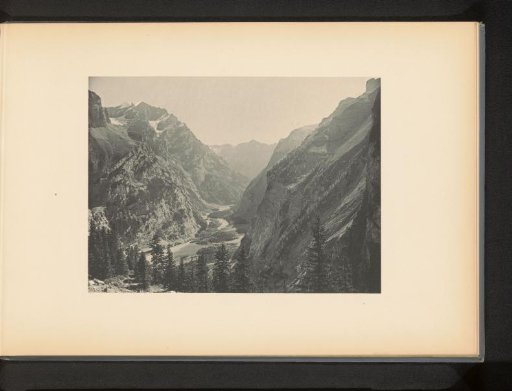 View of the Gastern valley in Kandersteg, Switzerland