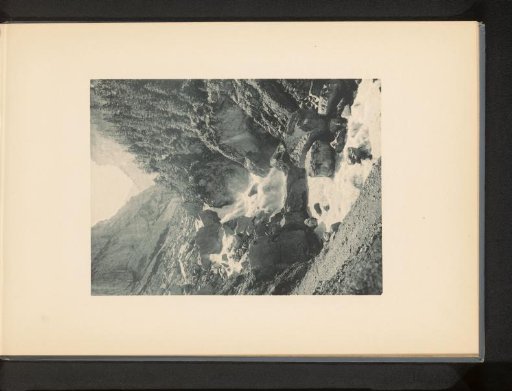 View of a waterfall in the Kander river, Switzerland