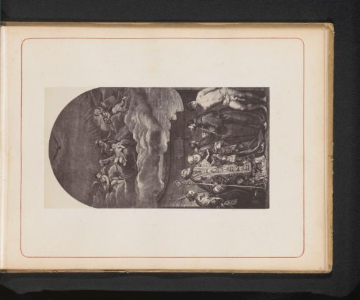 Photographic reproduction of an engraving after Collected Works by Titian in the Vatican