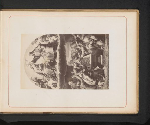 Photographic reproduction of an engraving after The Coronation of the Virgin by Giulio Romano in the Vatican