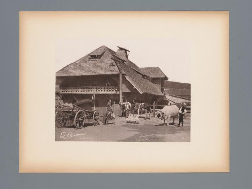 View of a Farm in Switzerland