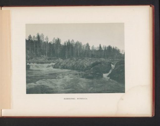 View of rocks and a rapid in a river