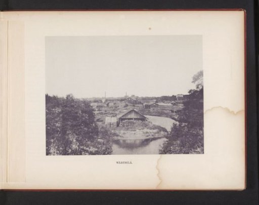 Wood storage in a landscape