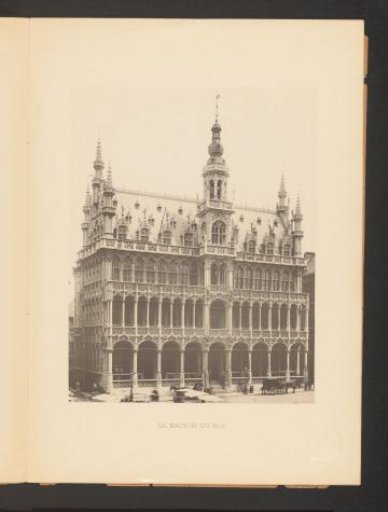 View of the Bread House on the Grand Place in Brussels