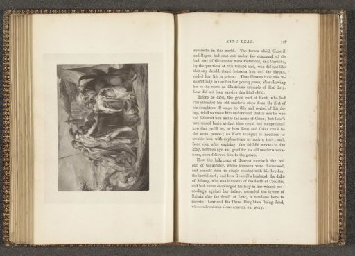 Photographic reproduction of an engraving after a painting by James Barry, depicting a scene from King Lear by William Shakespeare