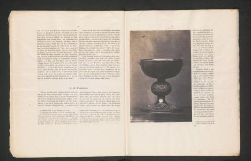 Chalice with decorated foot
