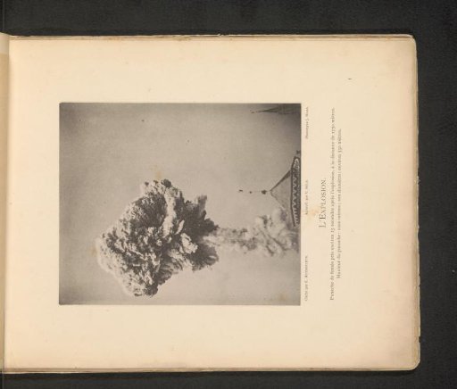 Smoke Plume after the Explosion of an Ammunition Factory in Oosterweel near Antwerp on September 6, 1889