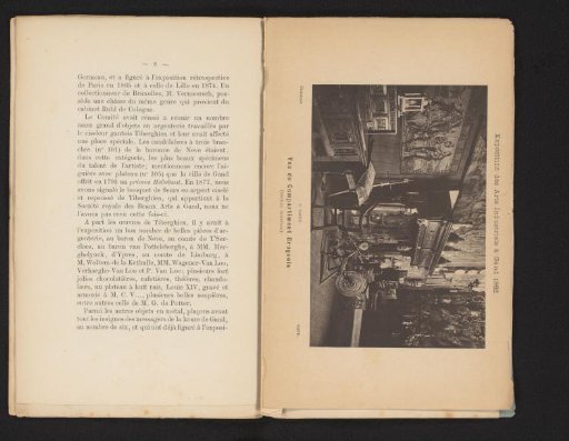 Interior of the Brussels section of the Exposition des Arts Industriels