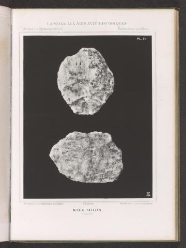 Chipped flints