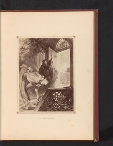 Photographic reproduction of a drawing of Mephistopheles and Faust, from the first part of the tragedy Faust by Johann Wolfgang von Goethe