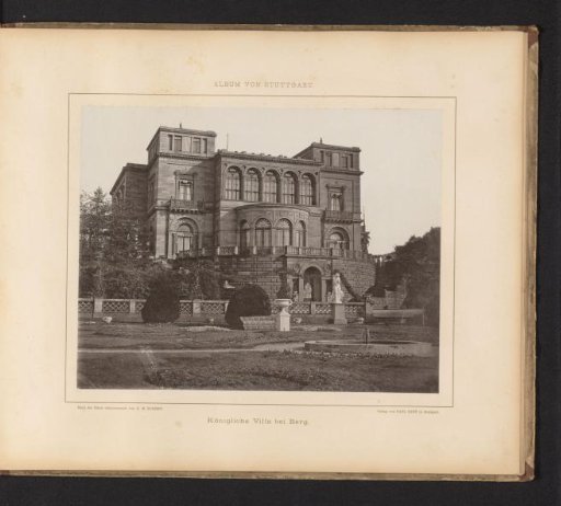 View of Villa Berg in Stuttgart, Germany