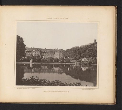 View of the New Castle in Stuttgart, Germany