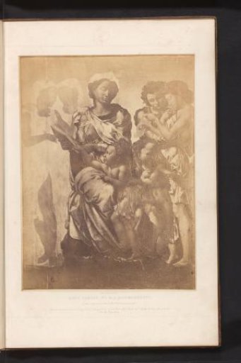 Photographic reproduction of the Manchester Madonna by Michelangelo