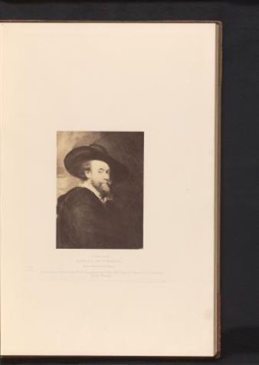 Photographic reproduction of a painted self-portrait by Peter Paul Rubens