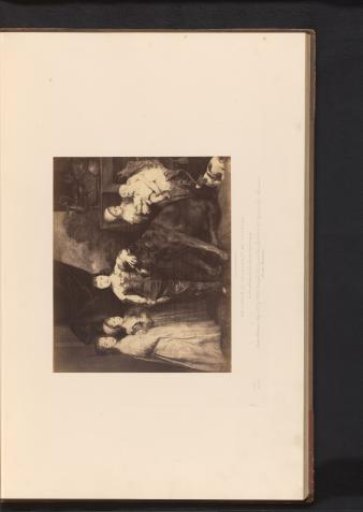 Photographic reproduction of a painting of a portrait of the five children of Charles I by Anthony van Dyck