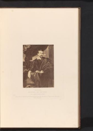Photographic reproduction of a painting of a portrait of Frans Snijders by Anthony van Dyck