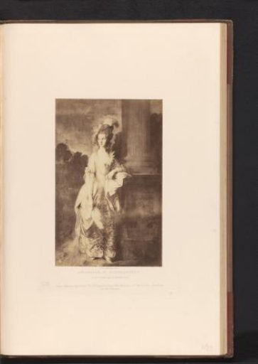 Photographic reproduction of The Honourable Mrs Graham by Thomas Gainsborough