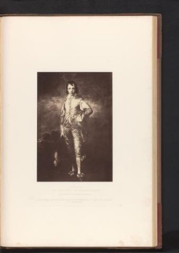 Photographic reproduction of The Blue Boy by Thomas Gainsborough