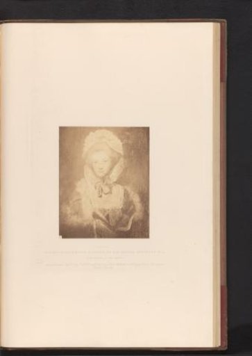 Photographic reproduction of a painting of a portrait of Lavinia Spencer by Joshua Reynolds