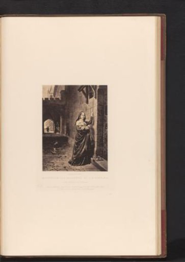 Photographic reproduction of the left panel of The Martyrdom of Laurence Saunders at Coventry by Charles West Cope
