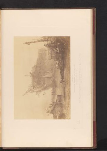 Photographic reproduction of Indiaman Ashore by Samuel Prout