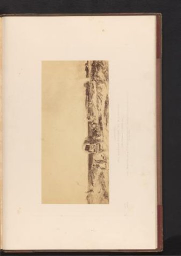 Photographic reproduction of a painting of a caravan of travellers by William James Muller