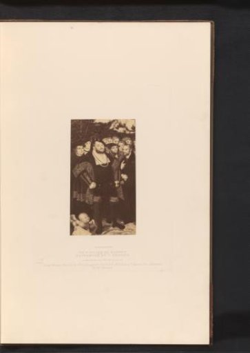 Photographic reproduction of Martin Luther and the Wittenberg Reformers by Lucas Cranach II