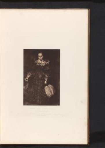 Photographic reproduction of a painting of a portrait of an unknown young woman by Diego Velázquez