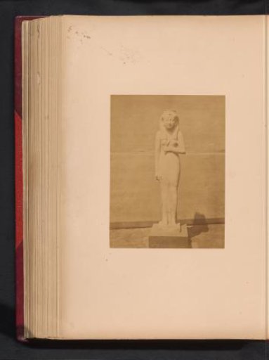Egyptian statue in the Boulaq Museum in Cairo, Egypt