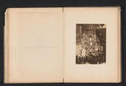 Church service at the funeral of Henri d'Artois