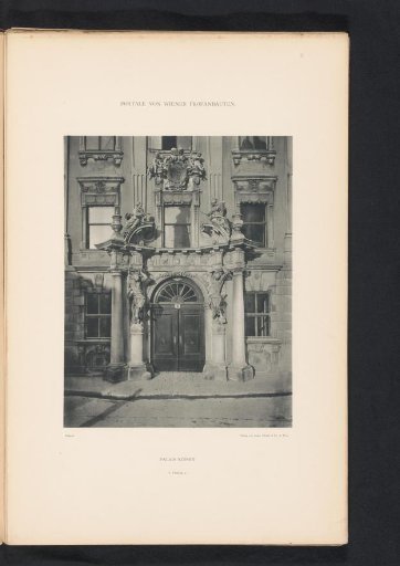 Entrance portal of the Palais Kinsky in Vienna