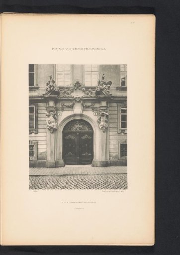 Entrance portal of the Ministry of the Interior in Vienna