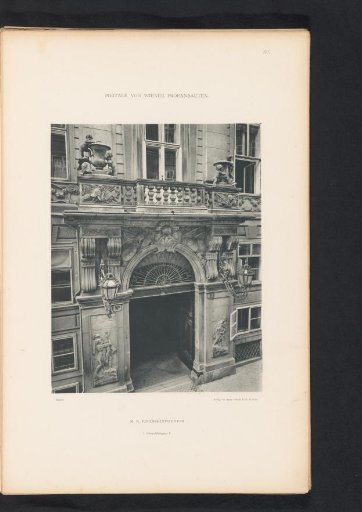 Entrance portal of the Ministry of Finance in Vienna