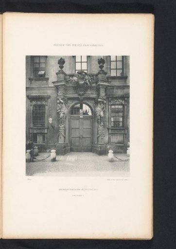 Entrance portal of the Stadtpalais Liechtenstein in Vienna