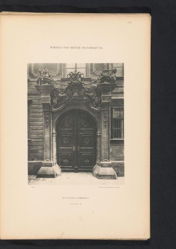 Entrance portal of the Savoysches Damenstift in Vienna