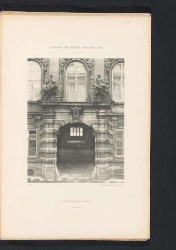 Entrance portal of the Staats-Schulden-Cassa in Vienna