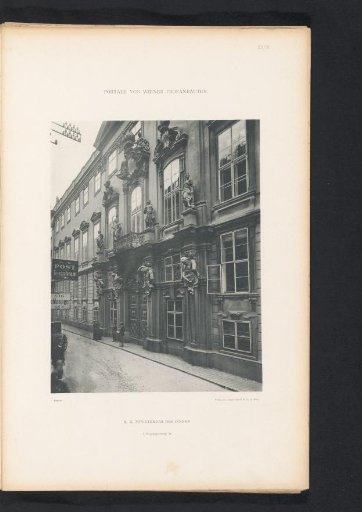 Facade of the Ministry of the Interior in Vienna