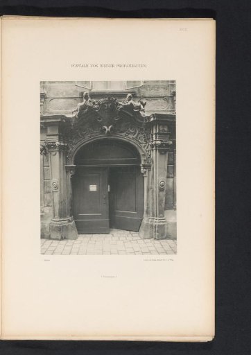 Entrance portal of a building at Dorotheagasse 2 in Vienna