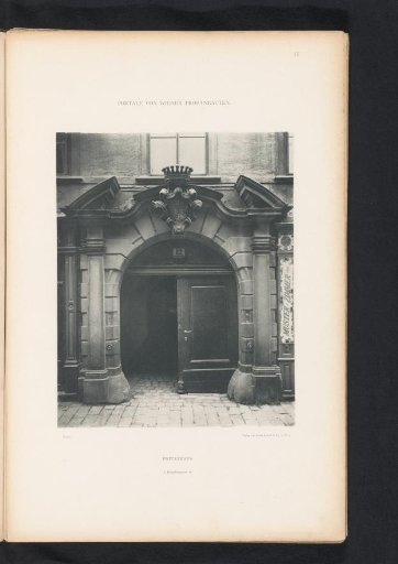 Entrance portal of a house at Dorotheergasse 12 in Vienna