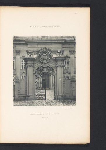 Entrance portal of the Salesianerinnenkirche in Vienna