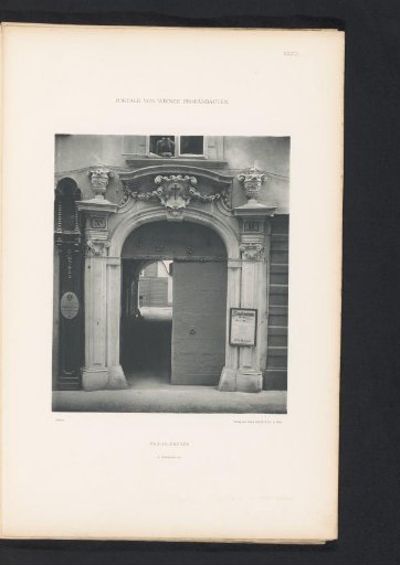 Entrance portal of the Michaelerhaus in Vienna